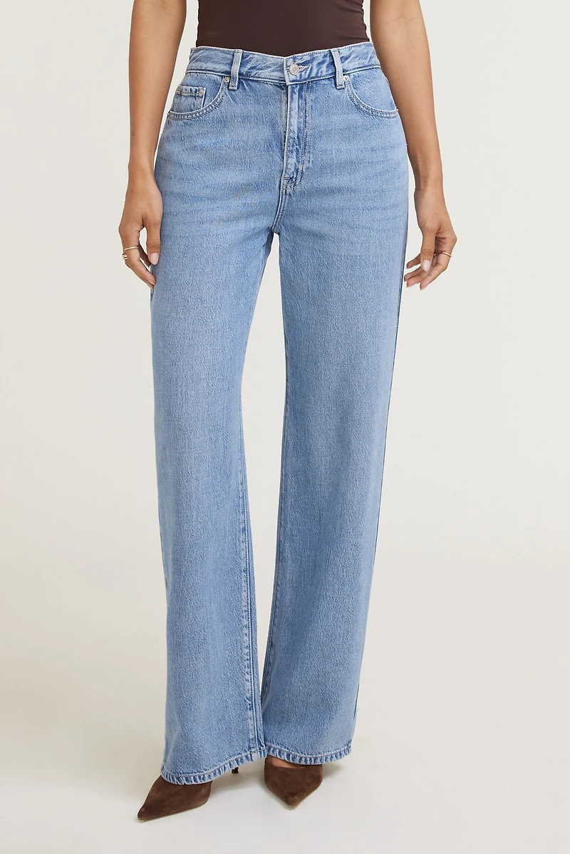 Sydney Mid Rise Baggy Fit Tencel™ Jeans