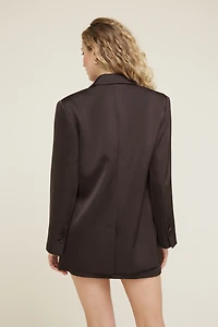 Noa Oversized Satin Blazer