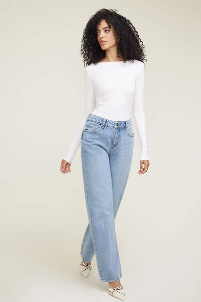 Nola Ribbed Long Sleeve T Shirt