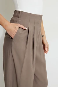 Pleated Wide Leg Pants