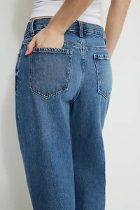 Sydney Mid Rise Baggy Fit Jeans