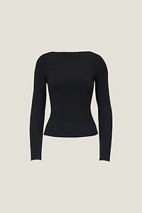 Nola Sculpt Long Sleeve Top
