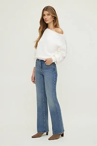 Chandail à épaules dégagées