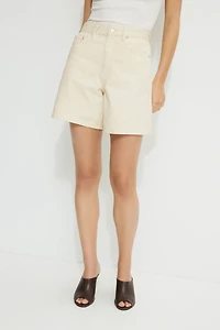 Short en denim A taille haute et coupe Charlie