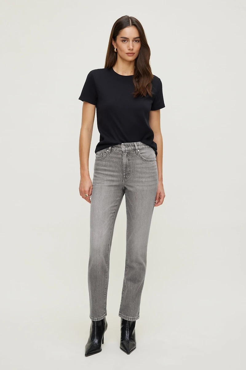 Frenchie High Rise Slim Leg Jeans