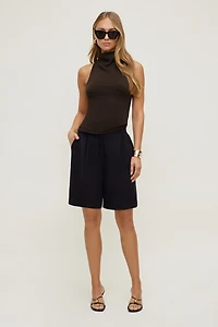 Mock Neck Sweater Tank Top