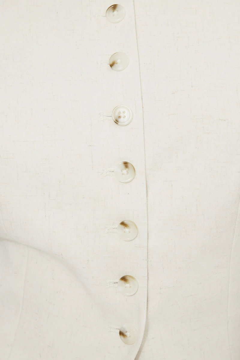 Round Neck Flyaway Vest