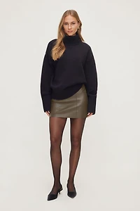 Minijupe en faux cuir Kylie