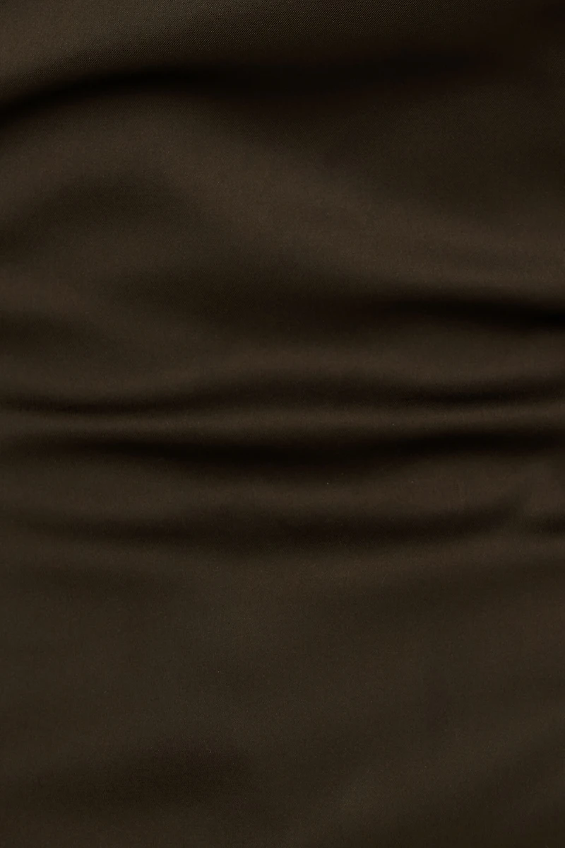 Camisole boutonnière en satin