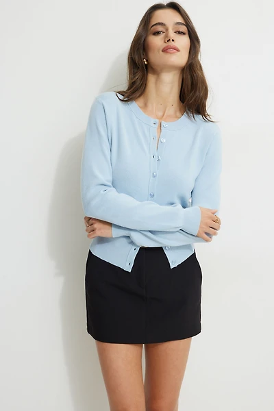 Rebecca Crewneck Cardigan
