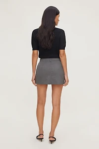 Josefine Pinstripe Mini Skort