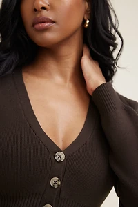 Cinched Waist Cardigan
