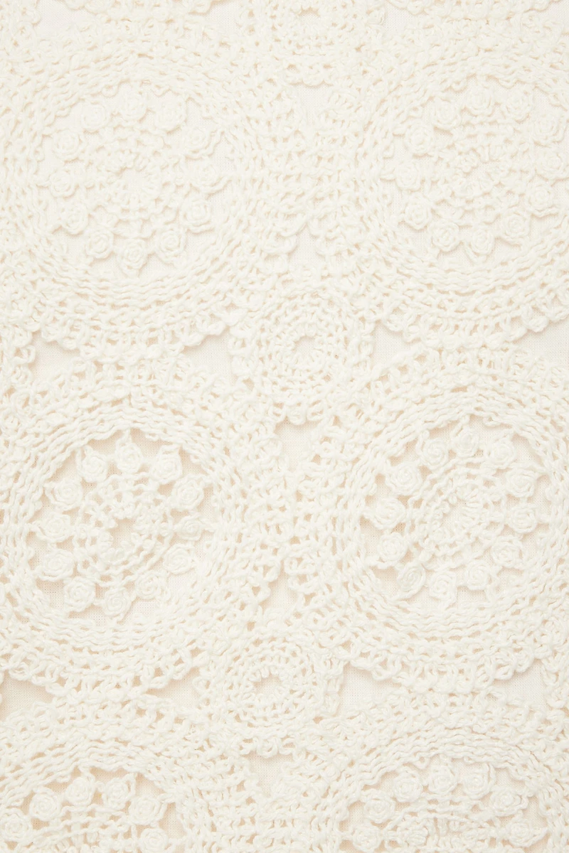 Haut écourté crocheté