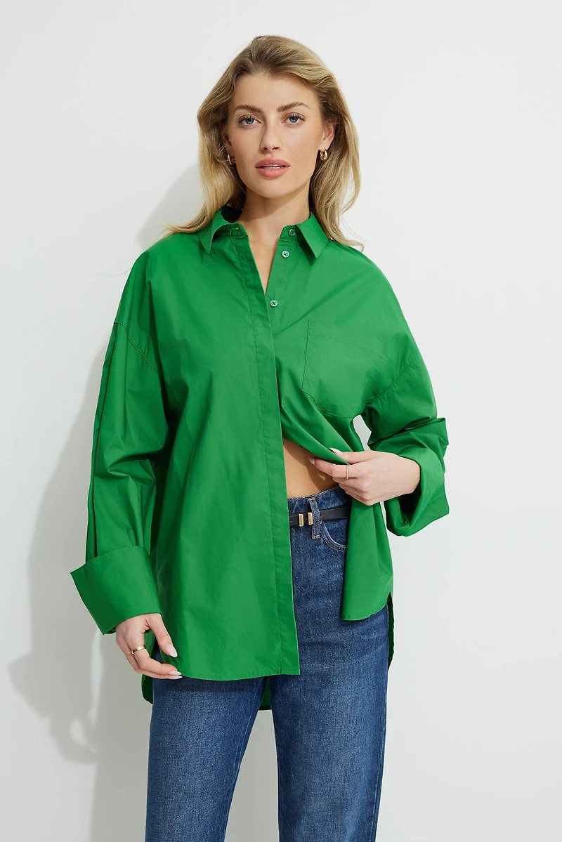 Monroe Oversized Poplin Shirt