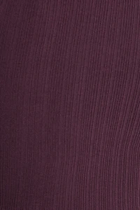 Ribbed Crewneck Mini Dress