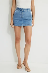 Josefine Denim Mini Skort