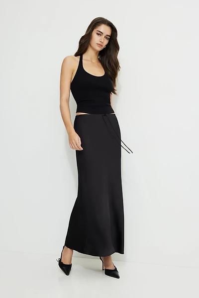 Mary Ribbed Halter Top