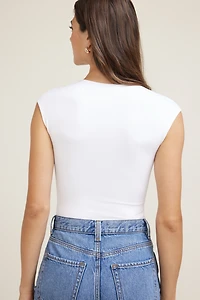Short Sleeve Sculpt Extended Bodysuit