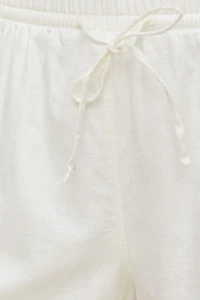 Short en lin à enfiler