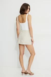 Josefine Linen Mini Skort