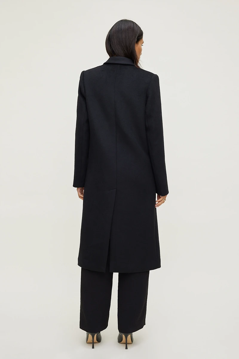 Oversized Double Breasted Wool Coat