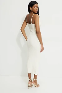 Sylvia Ribbed Midi Sweater Dress