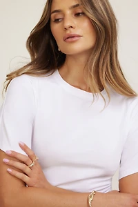 T-shirt froncé en jersey Andrea