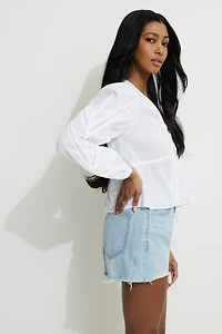 Balloon Sleeve Blouse