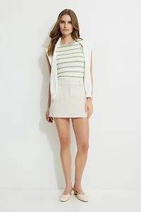 Camisole en tricot côtelée Pia