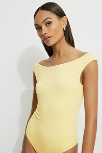 Off Shoulder Jersey Bodysuit