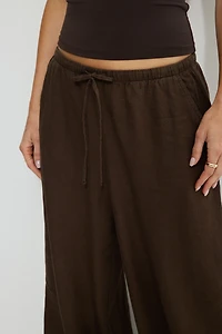 Leo Wide Leg Linen Pants