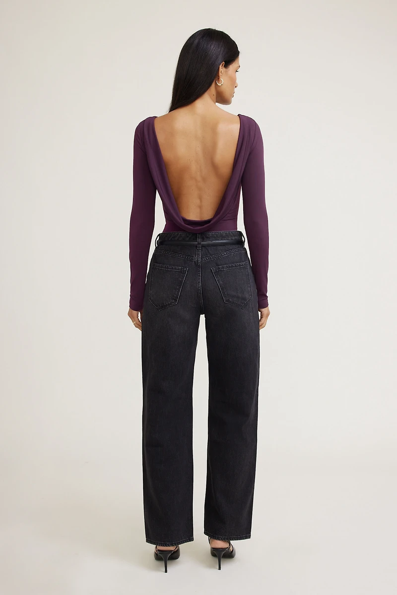 Sculpt Cowl Back Bodysuit