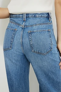 Lennon Ultra High Rise Wide Leg Column Jeans
