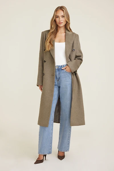 Double Breasted Wool Coat