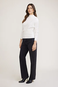 Draped Long Sleeve Top