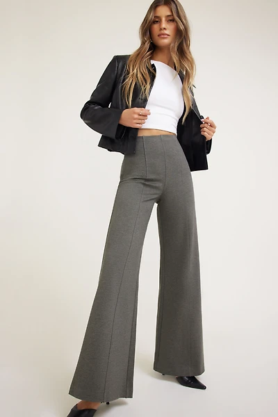 Wide Leg Ponte Pants