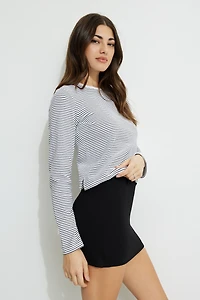 Striped Long Sleeve T Shirt