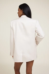 Veston ample en satin Noa