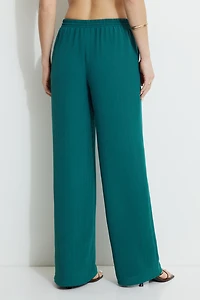 Wide Leg Pull On Pants