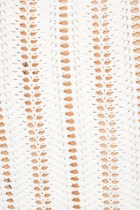 Haut en crochet à col rond