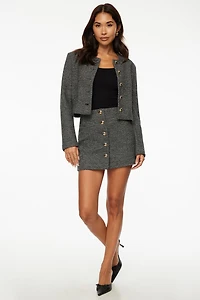 Minijupe en tweed Beatrice