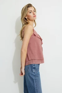 Clover Ruffled Cami Top