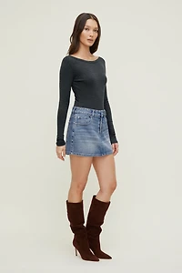 Gia Mini Denim Skort