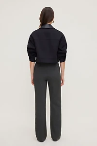 Pantalon ajusté à jambe semi-évasée Stevie