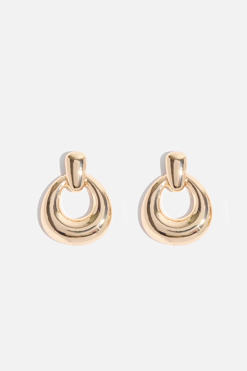 Bubble Doorknocker Earrings