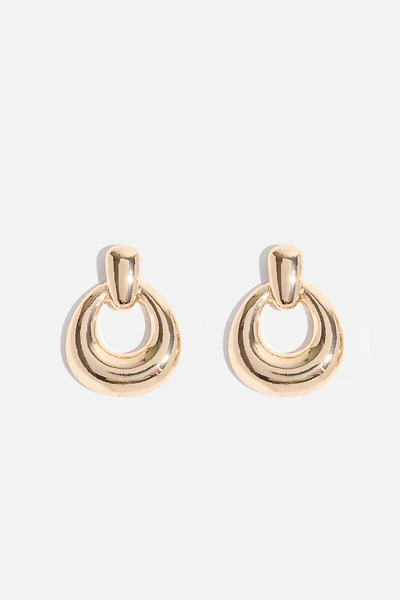 Bubble Doorknocker Earrings