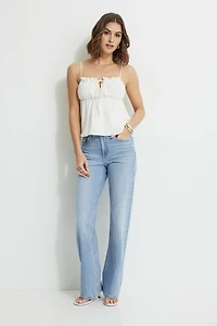 Cami style nuisette nouée à l'avant
