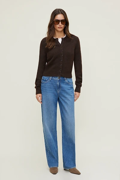 Rebecca Crewneck Cardigan