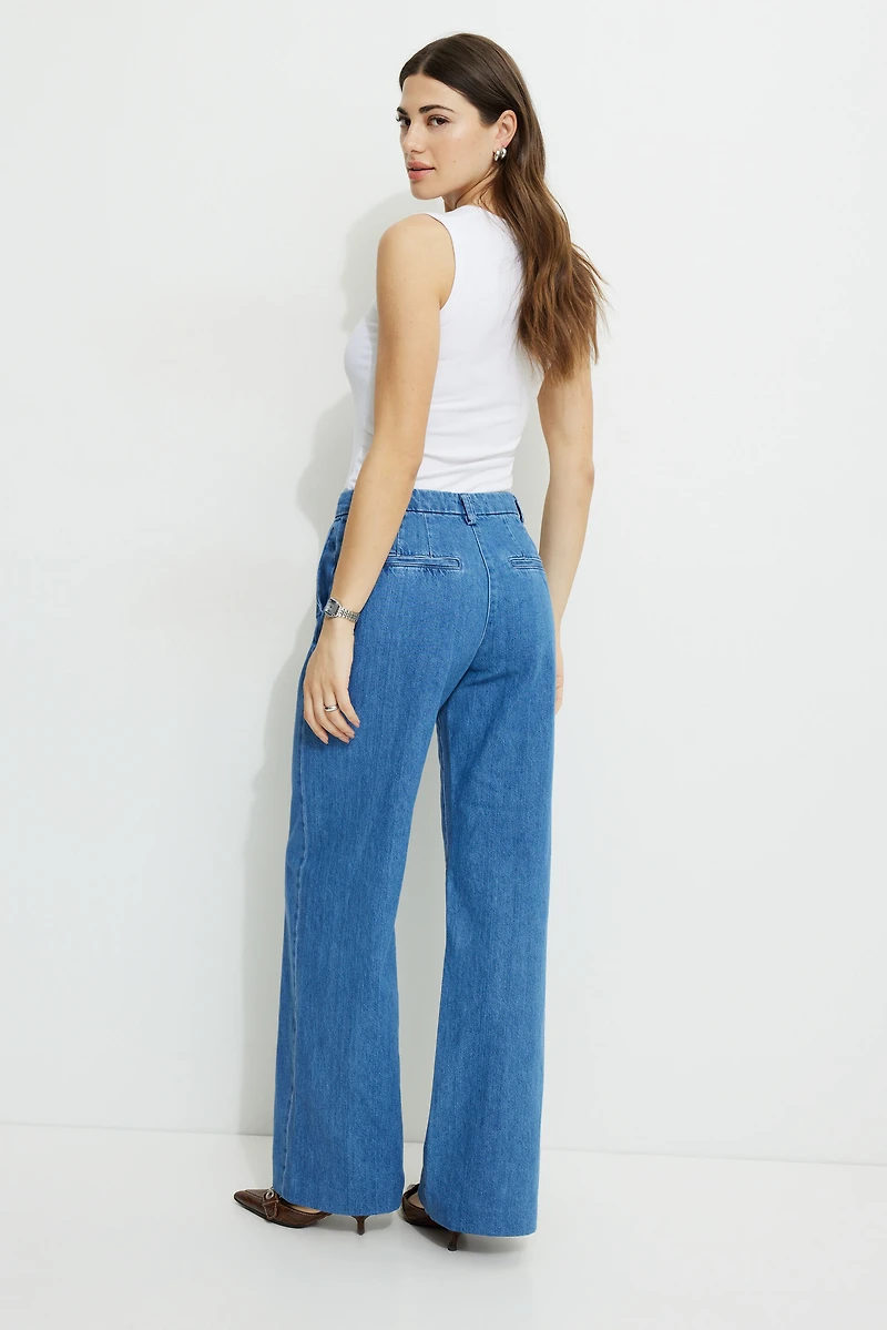 Wide Leg Trouser Jeans