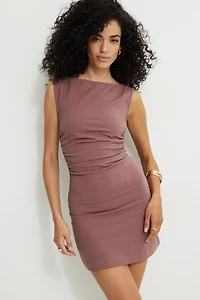 Minirobe froncée en jersey Katia